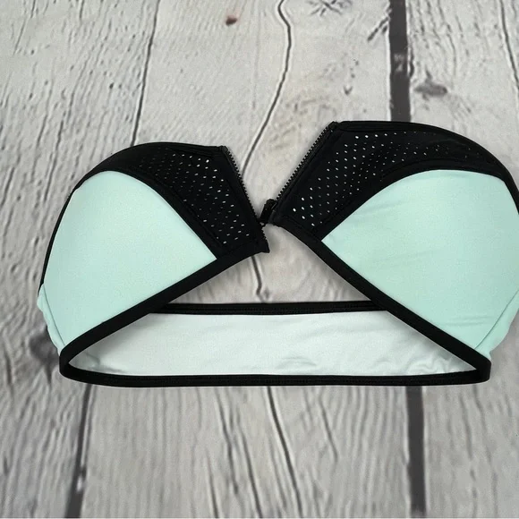 PINK VICTORIA'S SECRET strapless swim bikini top bra, size S - Picture 6 of 8